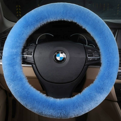Steering wheel cover | Hot-Selling Export Interior Accessories - sky-blue-35cm-42cm-are-suitable