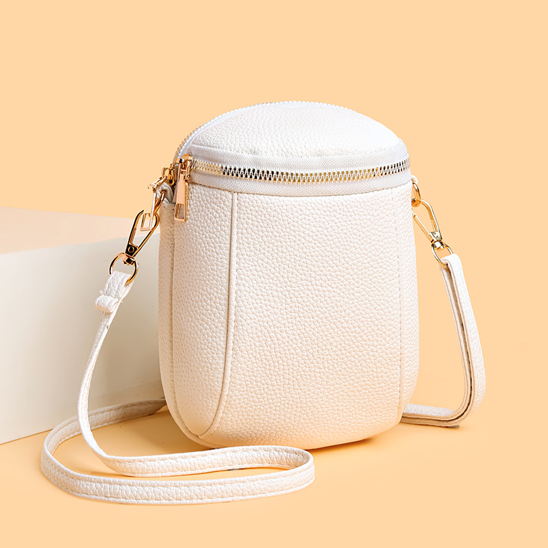 Mobile Phone Bag 2025 New Model High-End Texture Stylish Versatile Zipper Niche Design Cross-Border Trend Crossbody Bag Women's Bag
