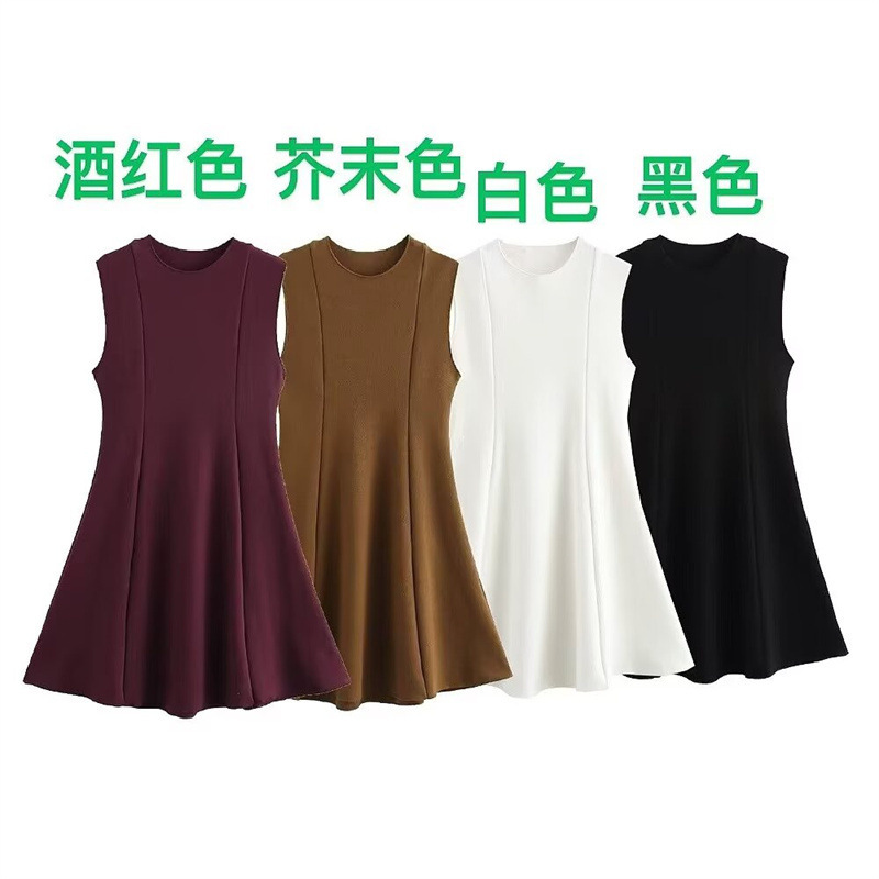 Foreign Trade Wholesale European and American Style French Design Stretch Knitted Dress 5584670 Foreign Trade Wholesale European and American Style French Design Stretch Knitted Dress 5584670