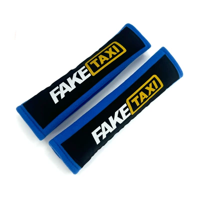 Seat belt shoulder pad JDM Japan thickened soft and - faketaxi-blue