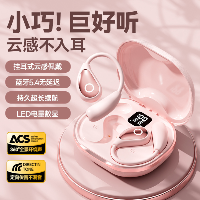 适用于华为小米索尼M95跨境OWS开放式AI翻译蓝牙耳机运动无线耳机|undefined