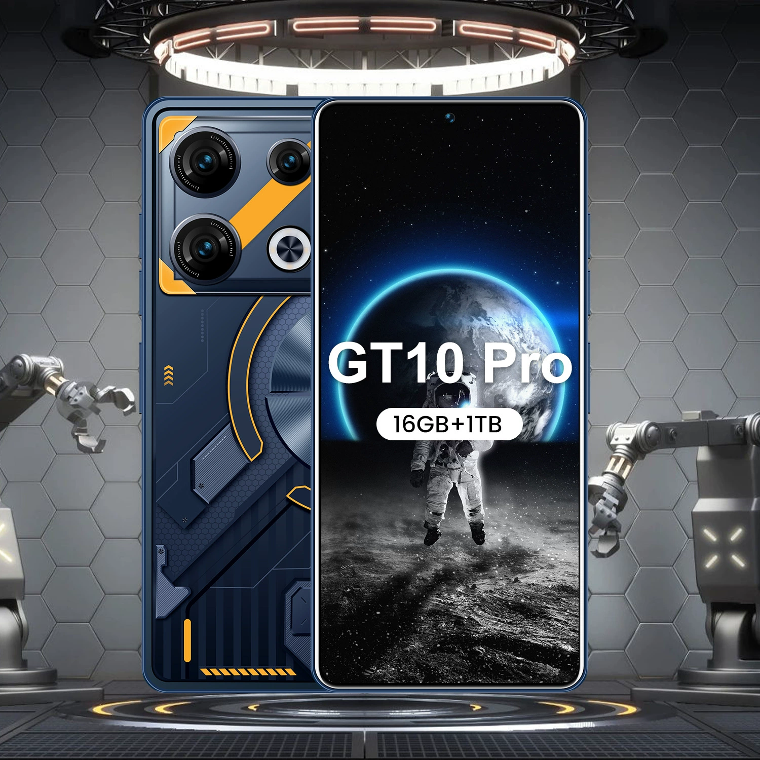 GT10 PRO 7.3-дюймовый смартфон с большой экраном, 16+1T, недорогая универсальная модель (хитовая модель)
