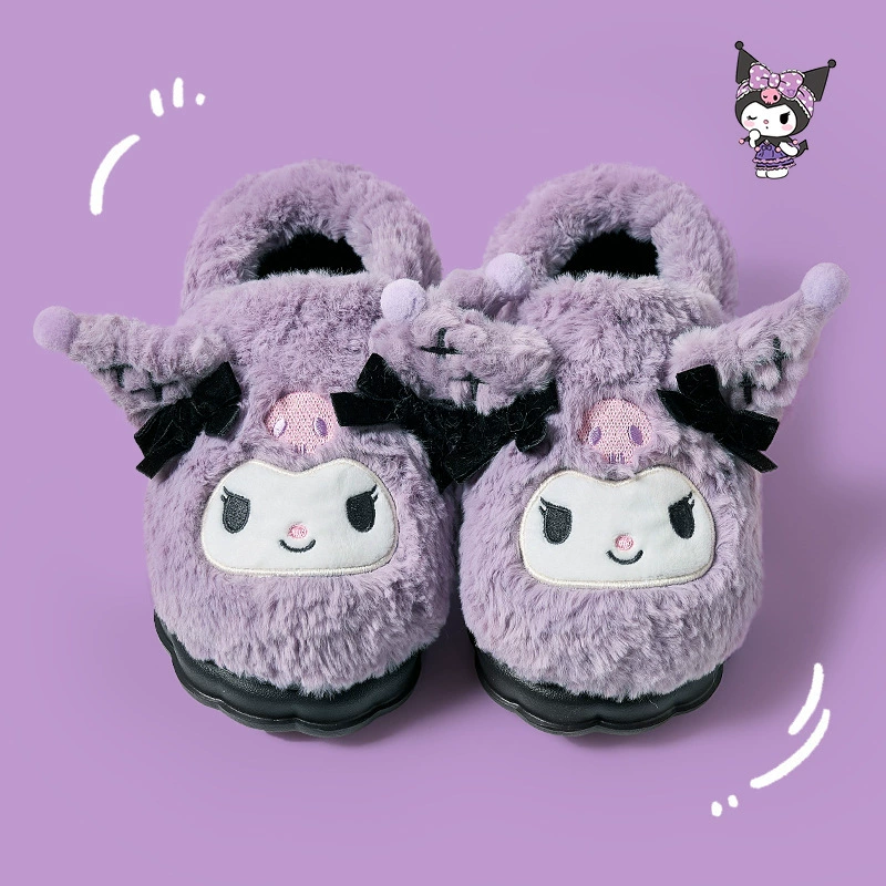 Winter slippers, plush warm lining, TPR sole, EU sizes 36–41