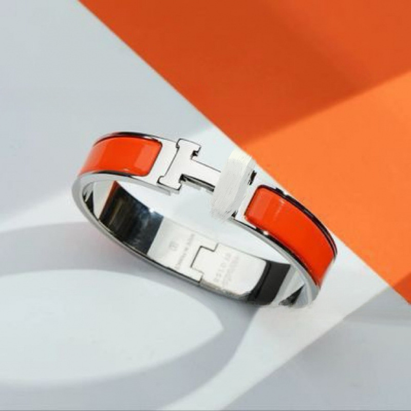 Platinum orange bracelet