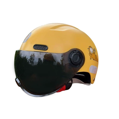 Cute Cycling Helmet, Motorcycle Safety Supplies - 3c-rhubarb-short-tea-5-15-years-old-feel-free-to-post-one-size-fits-all