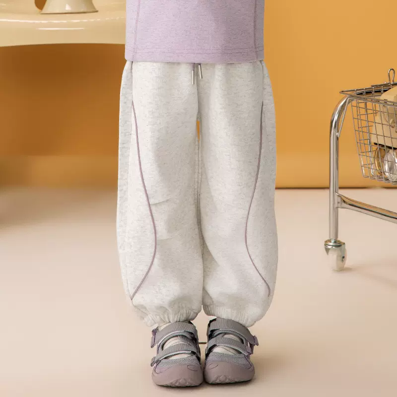 女童裤子春秋款2026新款儿童休闲运动裤中小童春季洋气时髦卫裤潮