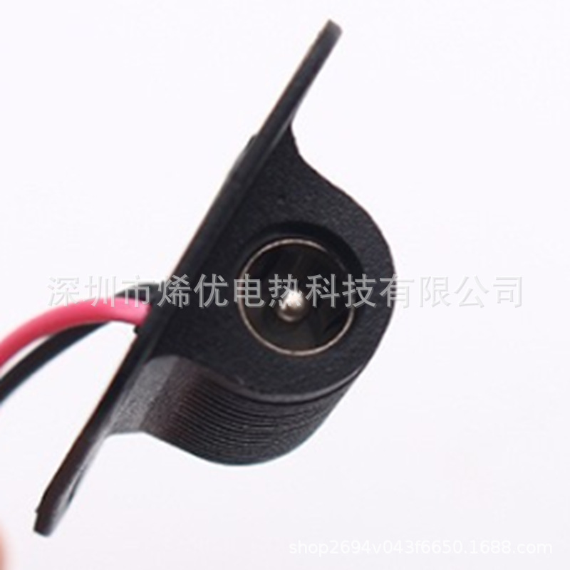 发热服车缝平面母头端子线 DC 35135衣服安卓母座 温控开关电源线