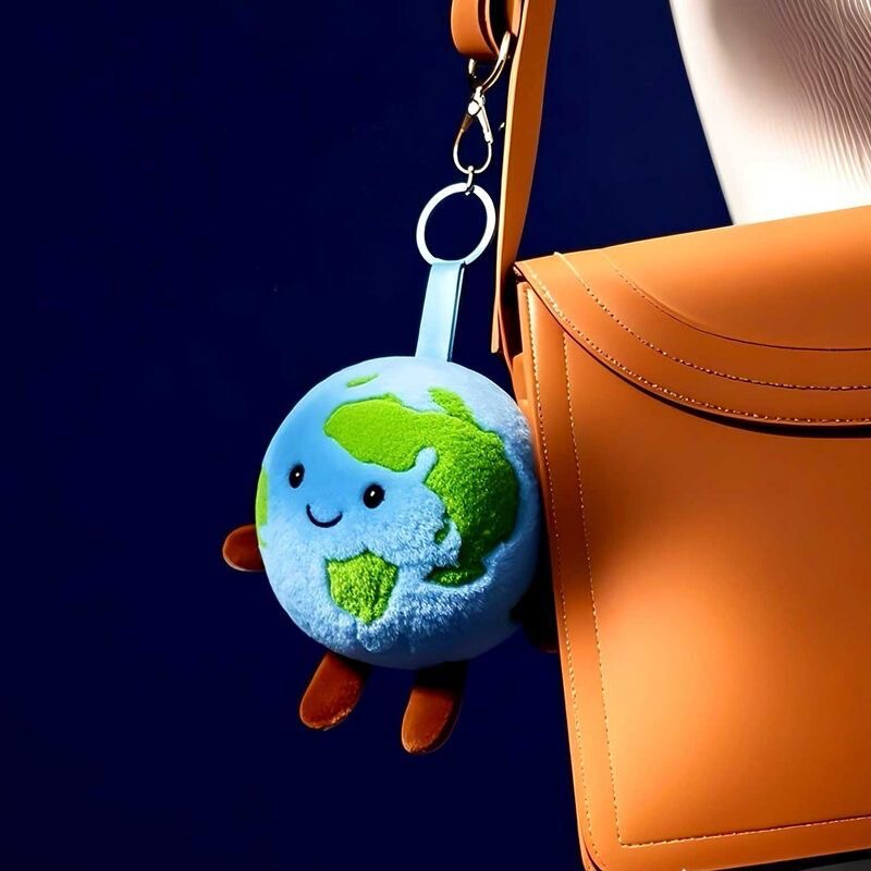 Little Red Book Same Style Little Earth Pendant Doll Ornament Cute Plush Toy Keychain Gift Toy Bag Doll