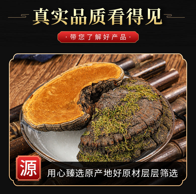 Sang Huang (Sanghuangporus sanghuang) — Wild-Grown Tibetan Medicinal Mushroom, Sulfur-Free, Custom Milling key features