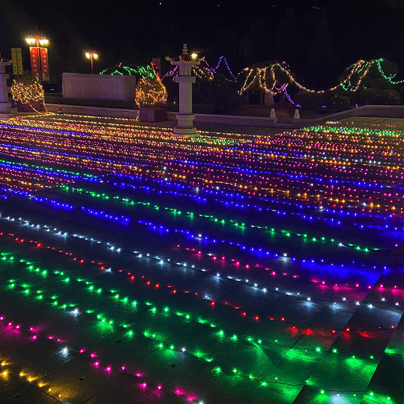 クロスボーダー LED カラーライト、男性と女性の星空ストリングライト、ホリデーデコレーション、屋外防水照明プロジェクト、ツリーライト|undefined