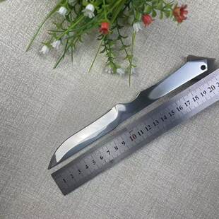 Finely polished household fruit knife, hand-grip meat knife, diy semi-finished knife embryo, one-piece knife, melon and fruit knife, Yangjiang