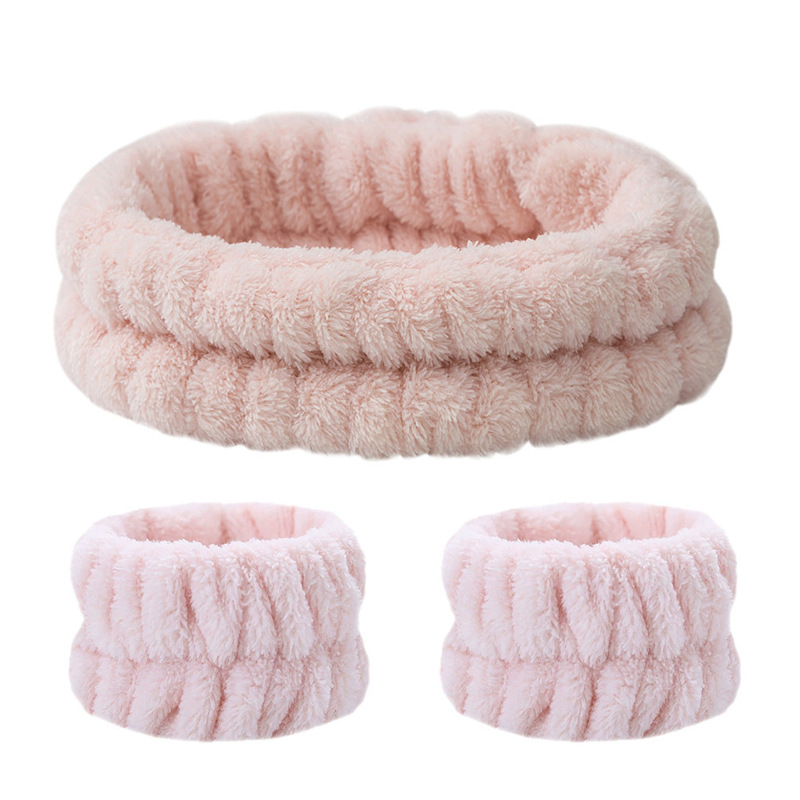 Fuchsia tooth powder, set, headband, 3 piece set