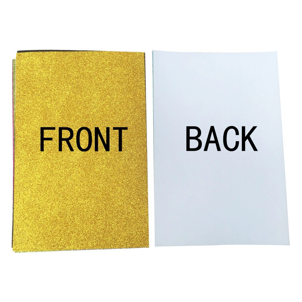 Вспышка пены бумага EVA Шалот губчатая бумага самоклеящая бумага A4 золотой порошок бумага ремешок клейкой ручной резки бумаги материал