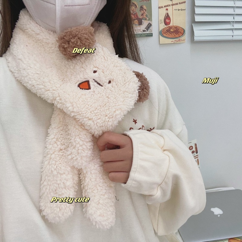 アニメの子犬のマフラーは日本の少女insが可愛いです。|undefined