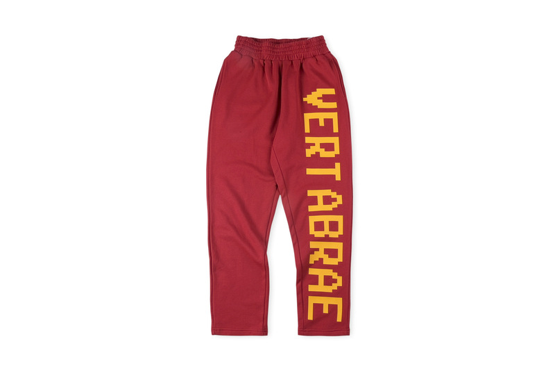 跨境外贸男女明星同款Vertabrae sweatpants镶钻立体字休闲长裤|undefined