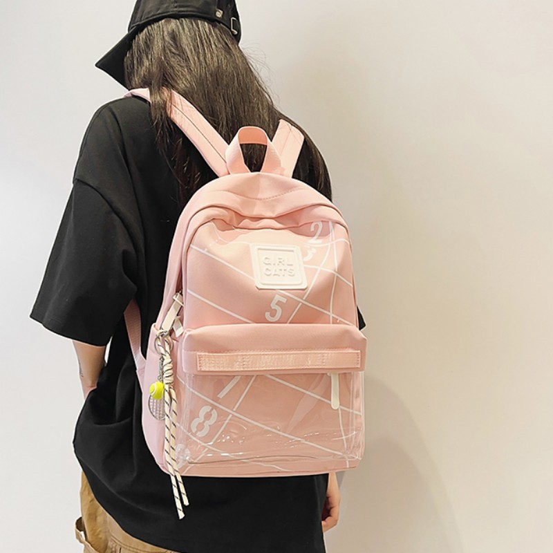 Nueva mochila pequeña y fresca, peso ligero, estudiantes de primaria y secundaria, mochila escolar unisex, mochila de viaje de ocio simple