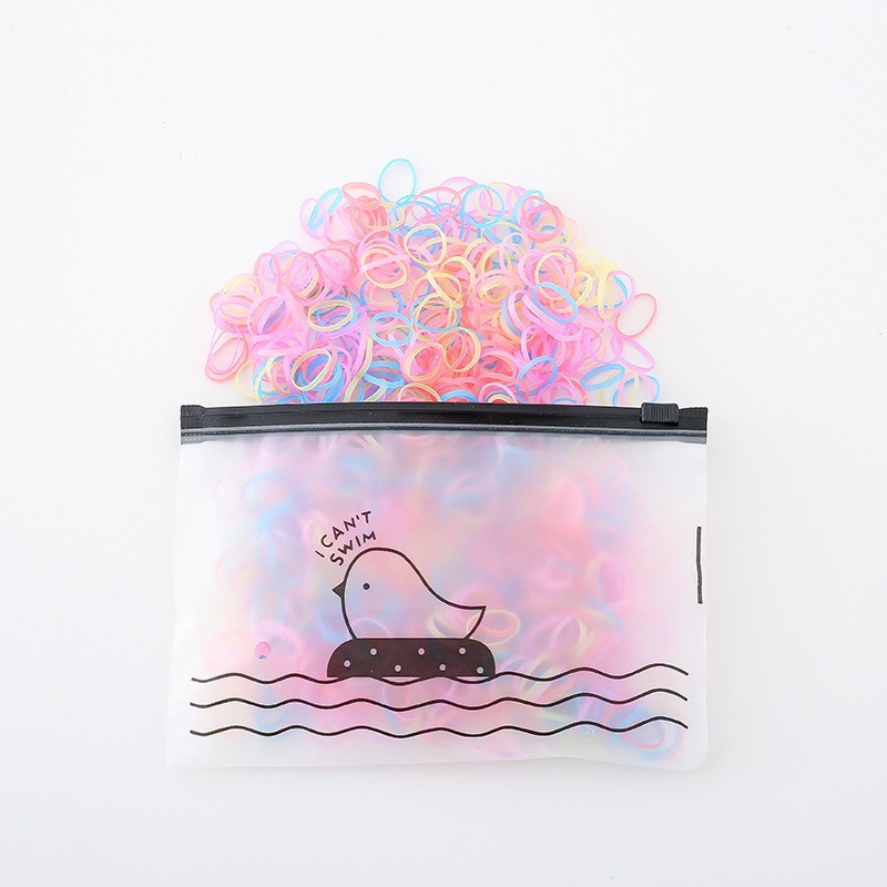 Simple tiras de goma desechables para mujeres cuero cabelludo cubierta cabello para niños no lastimar el cabello tiras de goma anillo cabello cabello cabello al por mayor