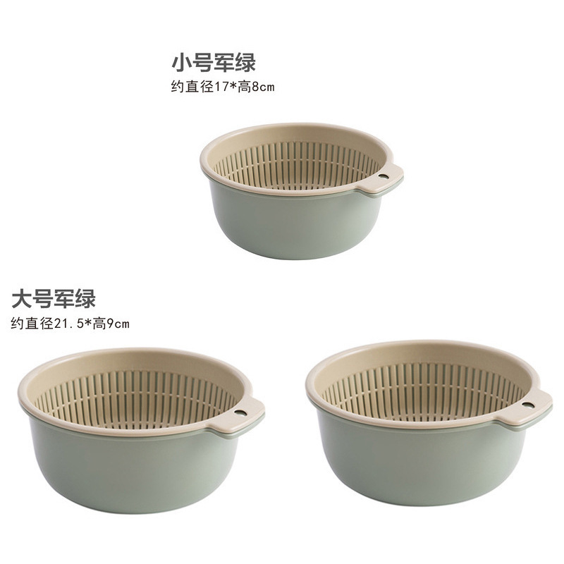 대 2개, 소 1개 6개 세트(밀리터리 그린)