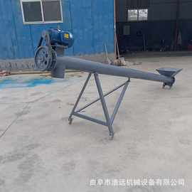 165管径垂直上料螺旋上料机供应水泥粉末螺杆提升机输送机图片