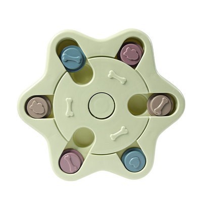 Amazon nuevo juego de puzzle para perros alimentador anti-asfixia entrenamiento tazón de comida lenta tazón para perros tazón para perros artículos de mascotas