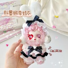 【粉墨缎带】套装娃衣sp搪胶娃娃泡泡系列10cm娃用公仔上衣发带