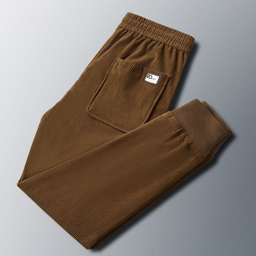 All-match casual pants for men, loose-fit straight-leg casual pants, trendy men's ankle-tight pants, all-match Instagram-style Hong Kong-style trendy men's pants.