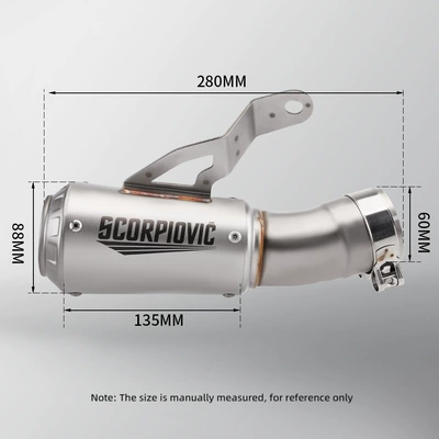 section special car 2019-2024, Motorcycle exhaust pipe