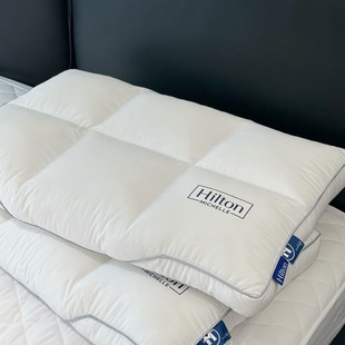 Hilton Mitchell Five-star Hotel Three-dimensional Pillow Satin Cotton Superfine Feather Velvet Pillow Core