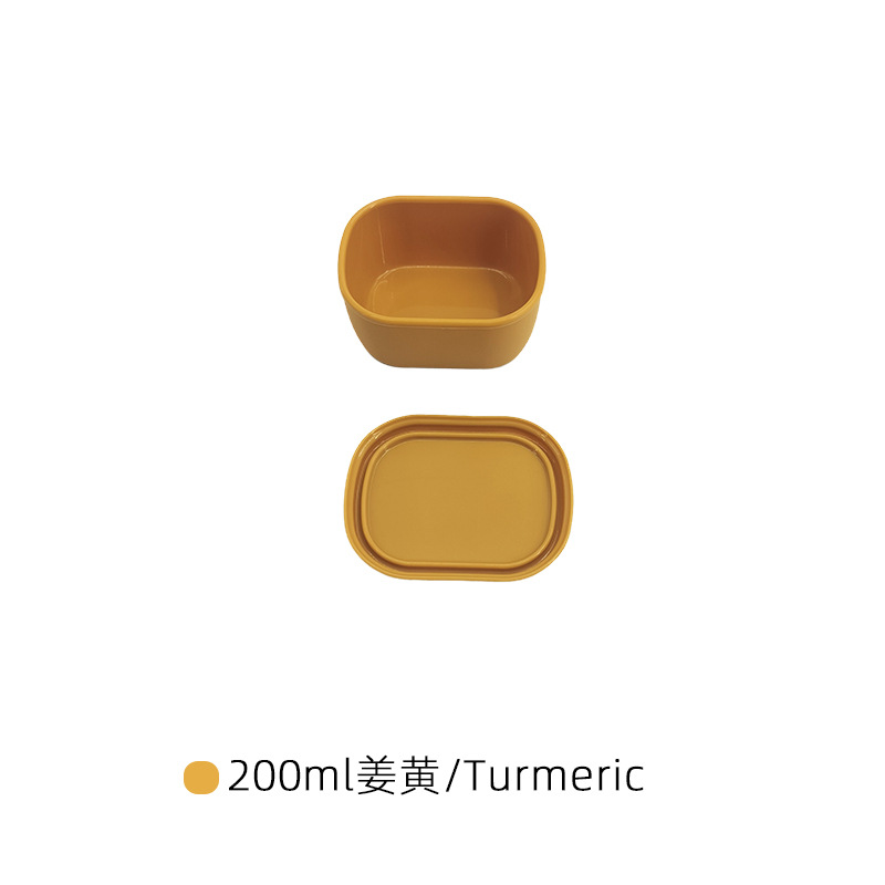 Caja portátil para bebés y niños de silicona, caja de alimentos suplementarios para ensalada, bocadillos sellados con cubierta, caja de preservación de bebés