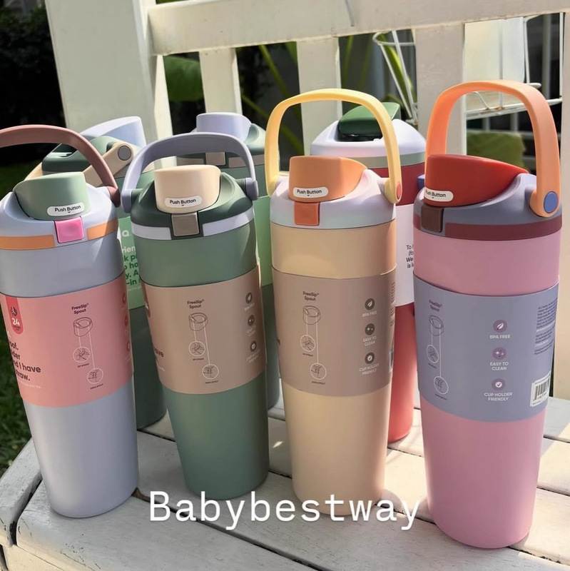 Amazon's New Owala Insulated Cup Large Capacity 304 Stainless Steel Water Cup Outdoor Vacuum Sports Water Cup