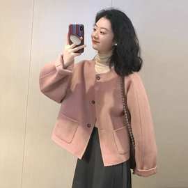 秋冬小香风毛呢外套女2025年春秋季新款早秋呢子短款休闲韩系