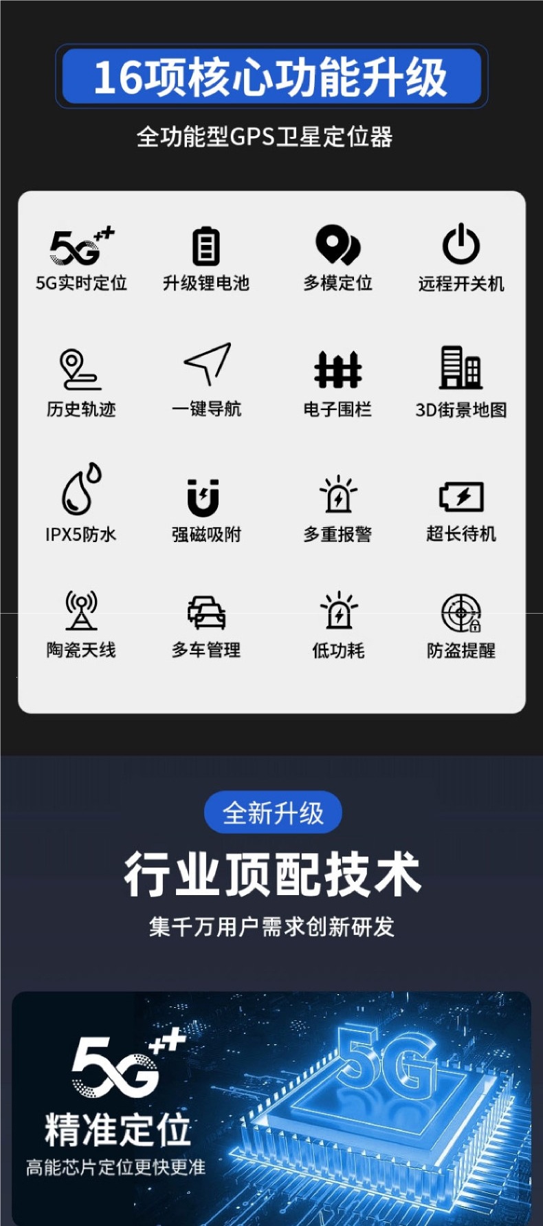 Dibechi Beidou Gps Tracker Car Vehicle Locator Tracking Device Anti-Theft Device for Electric Vehicles