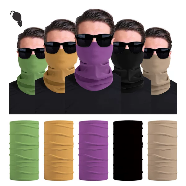 Xun Yan Solid Color Series Gradient Outdoor White Boil Amazon Riding Mask Seamless Polyester Multifunctional Magic Hood