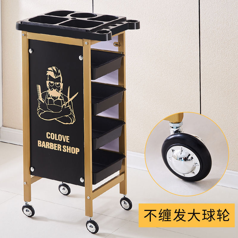 Carro de belleza, cochecito de peluquería, cochecito de peluquería, carro de herramientas, carro de barra de cinco capas, carro de peluquería, armario de herramientas de peluquería