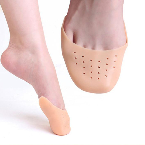Dance forefoot pain cover toe protective cover toe silicone protection toe care forefoot pad high heel half size pad