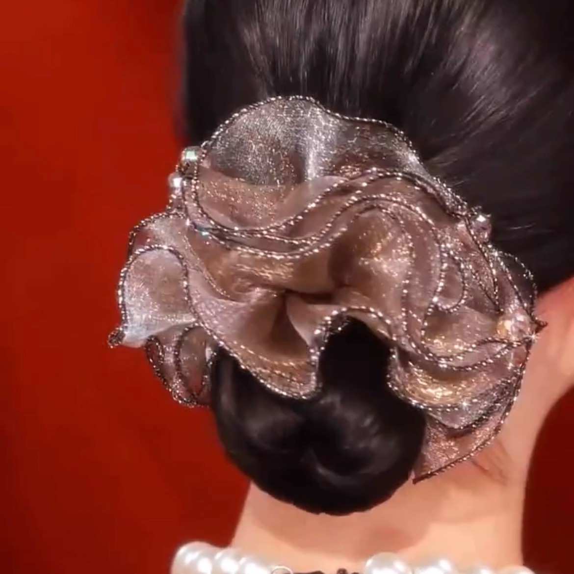 [핑크] 크리스탈 프놈펜 헤어 링