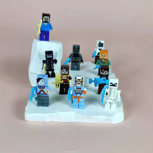Assembled Building Blocks Small Particles My Building Blocks World Toy Doll Wholesale Toy