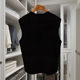 Summer New Sleeveless Base Vest Men's Fashion Brand Sports Waistcoat Short-sleeved T-shirt American Heavy Loose Top