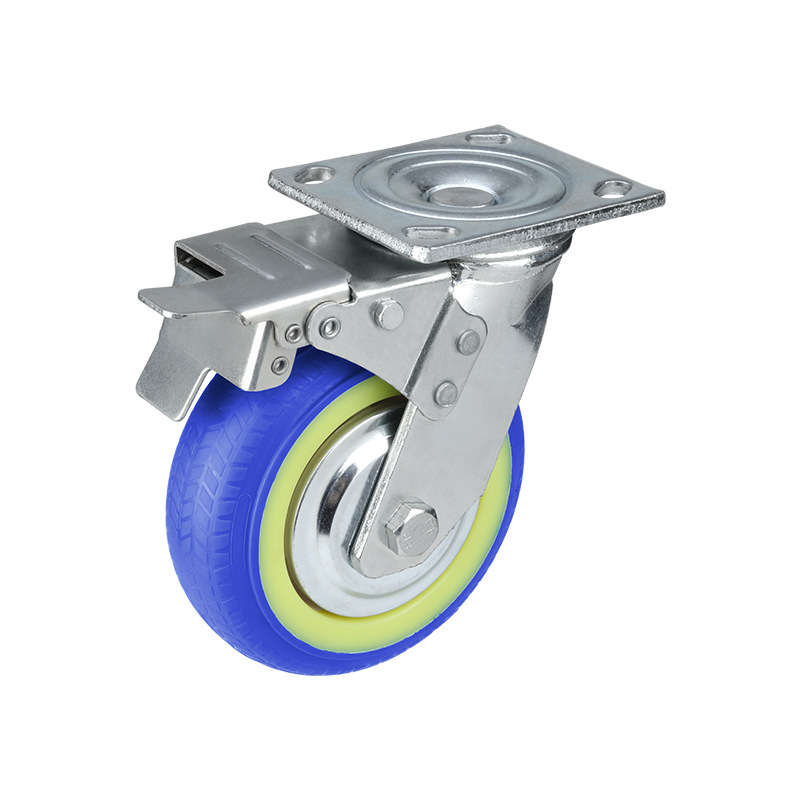 Youhao Wheel Factory Outlet 4 Inch 5 Inch 6 Inch 8 Inch HL-A Heavy Duty 6 PCT Korean Blue Mute Directional Universal Wheel