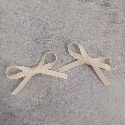 Korean-style sweet children's student girl hairpin burgundy small bow pair clip side clip bangs clip hair accessories headdress