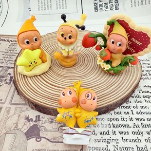 Star Man Modified Baby Bubble Mart Mobile Phone Chain Creative DIY Keychain Cute Pendant Small Doll Ornament