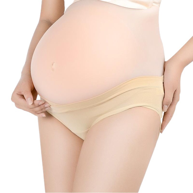 Breathable pregnant women low waist underwear pregnant women U-shaped belly support fashion avant-garde pregnant women no trace pants source manufacturers