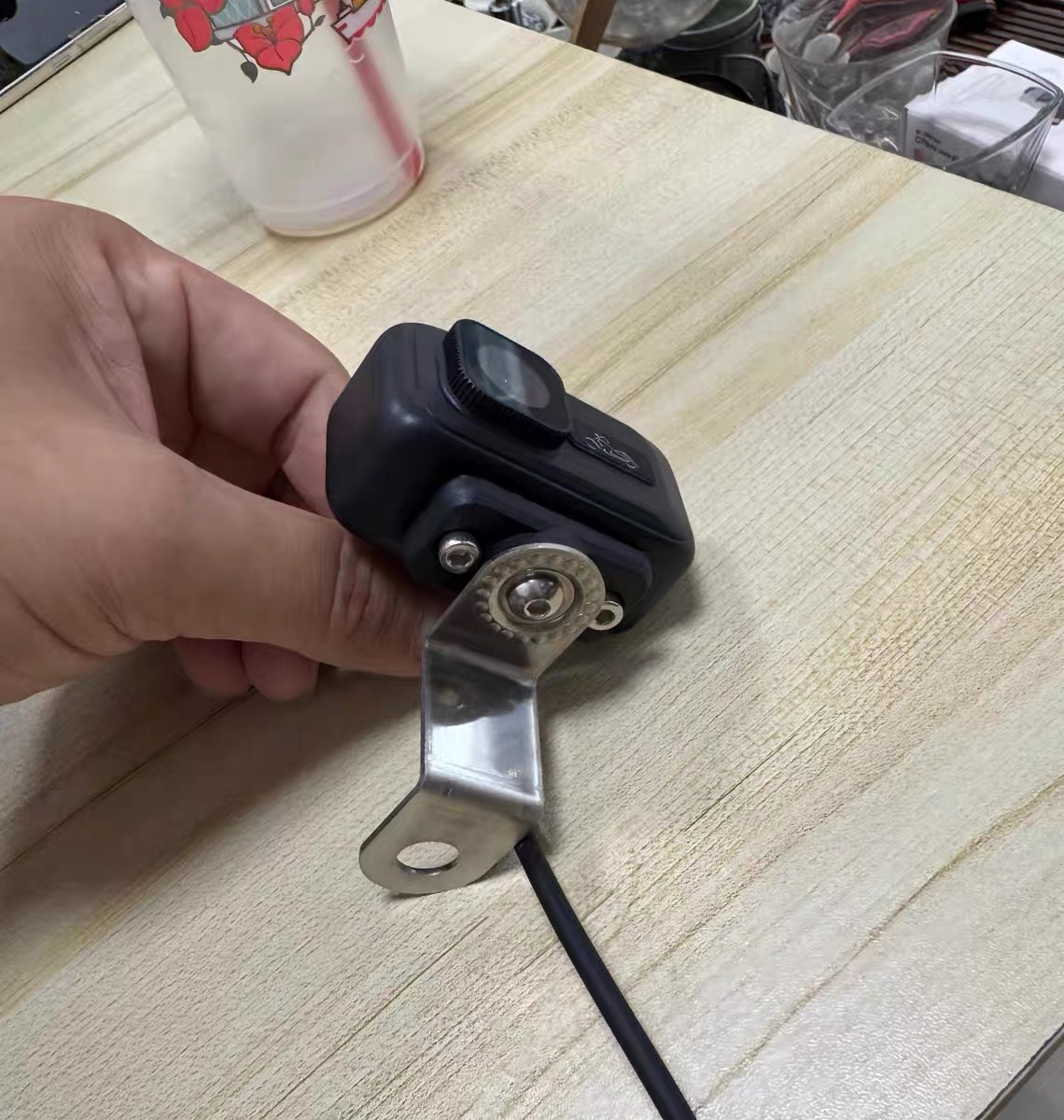 Cross-Border New Cycling Recorder Hd 2K Motorcycle Electric Bicycle Recorder Wifi Mobile Phone Interconnection