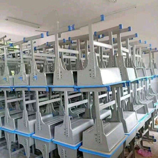 Primary and secondary school students tutoring class desks and chairs factory direct training class desks custody class double school lifting desk