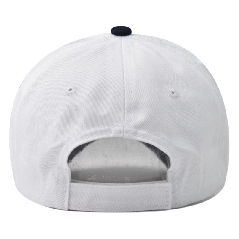 Gorra de béisbol de la marina europea y americana transfronteriza gorra de béisbol blanca Four Seasons universal retro capitán Navy etiqueta cap