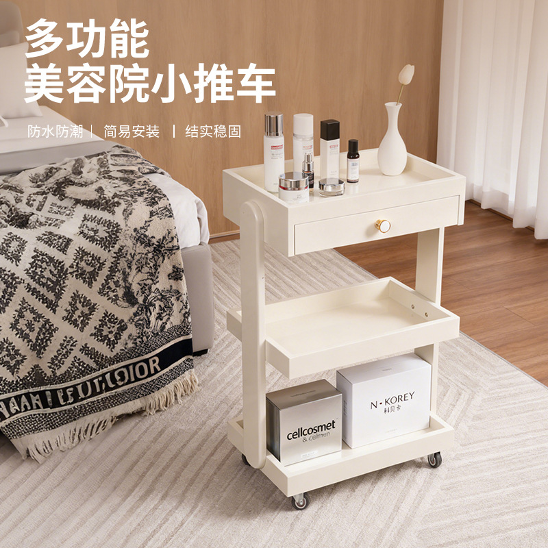 实木美容推车美容院小推车工具车美发美甲纹绣小气泡仪器移动推车