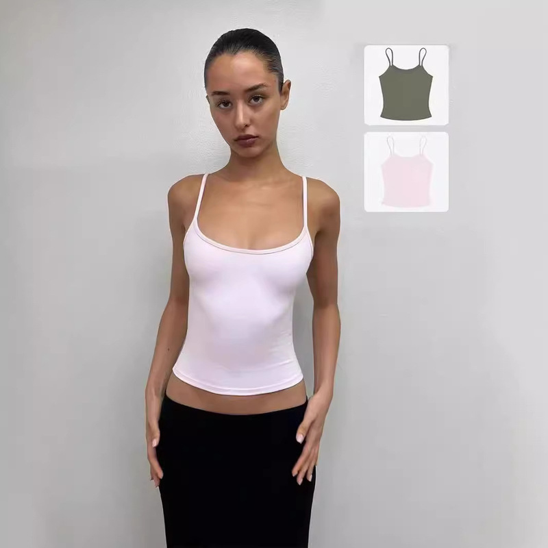 Spot Tankair American Sexy Pure Desire Sexy Elastic Small Camisole Fitness Sports Skin-Friendly Soft Waxy Summer Spot Tankair American Sexy Pure Desire Sexy Elastic Small Camisole Fitness Sports Skin-Friendly Soft Waxy Summer