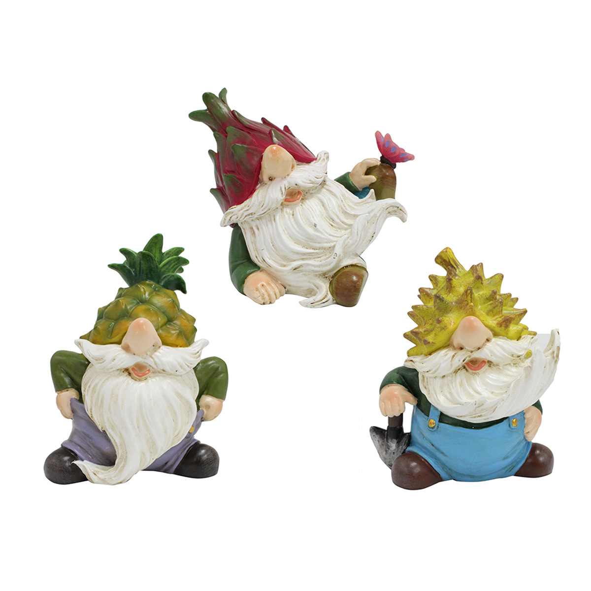 Creative Gift Fruit and vegetable dwarf shape decoration resin crafts courtyard micro landscape decoration outdoor garden decoration