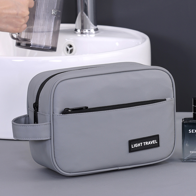 Nuevo producto transfronterizo, bolsa de lavado de viaje, bolsa de almacenamiento de baño impermeable de gran capacidad para hombres, bolsa de cosméticos portátil para viajes de negocios