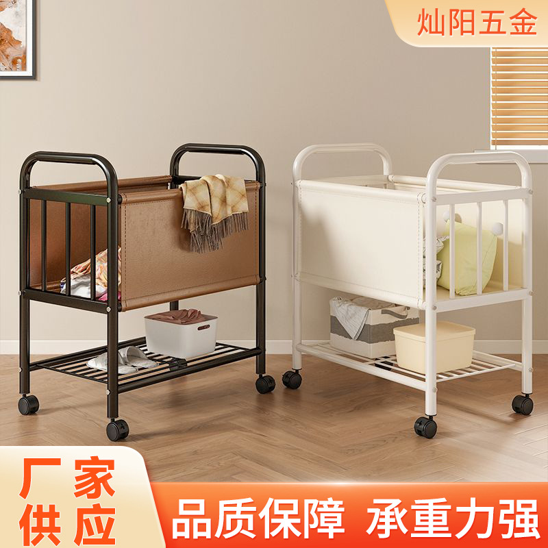 脏衣篮篓家用带轮移动卧室脏衣服推车置物架卫生间浴室洗衣收纳筐